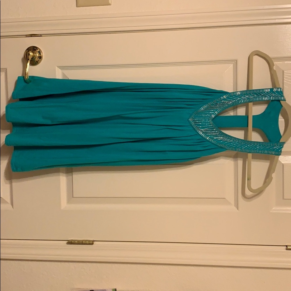 Dress with detail and sparkle